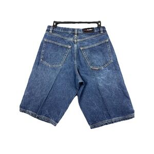 FUBU The Collection Denim Carpenter Shorts Mens 36 Jorts Hip Hop Baggy Skater